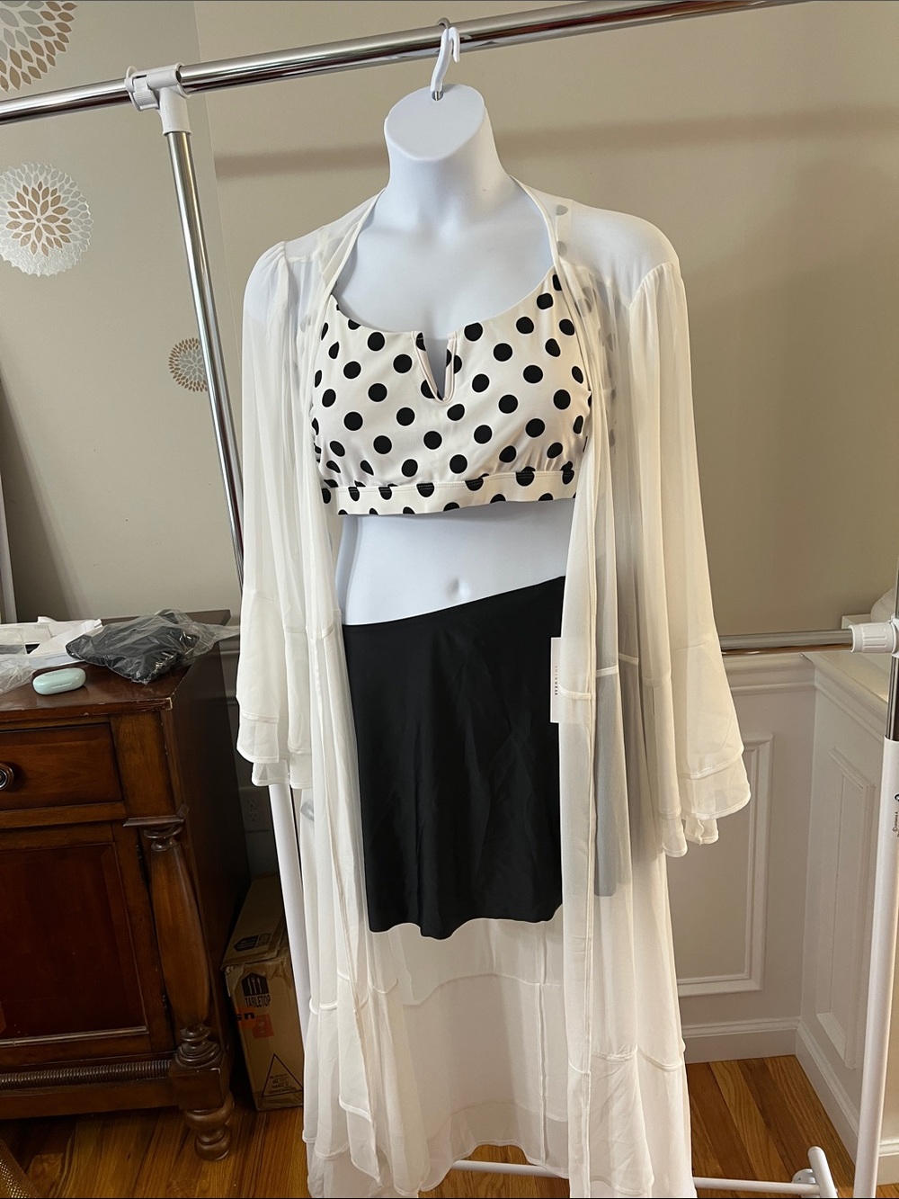 Polka Dot Crop Top